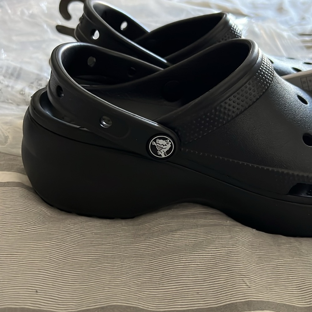 CROCS Classic Platform Clog in Black - Picture 4 of 4